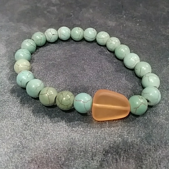 Bohemian stone bracelet - Picture 2 of 2